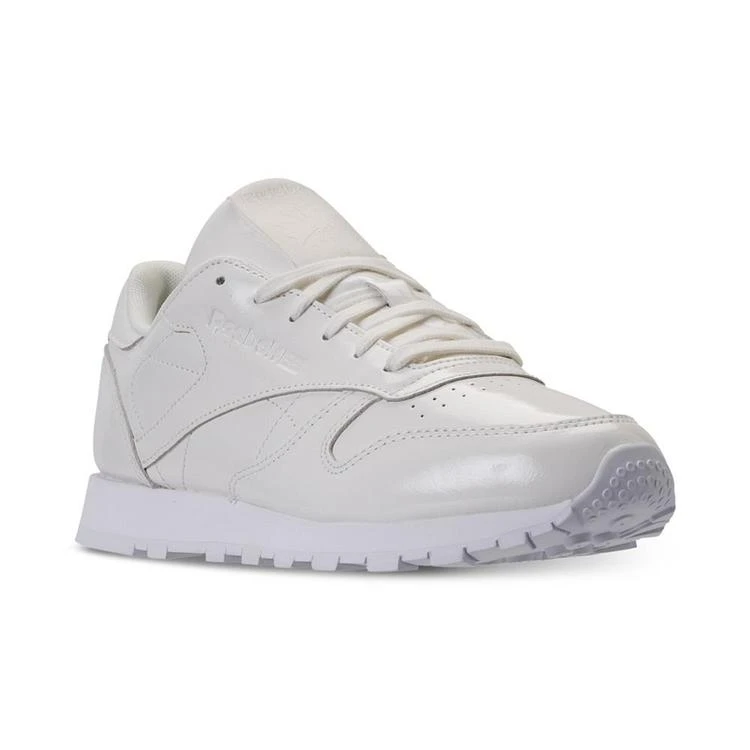 商品Reebok|Women's Classic Leather Patent Casual Sneakers from Finish Line,价格¥299,第1张图片