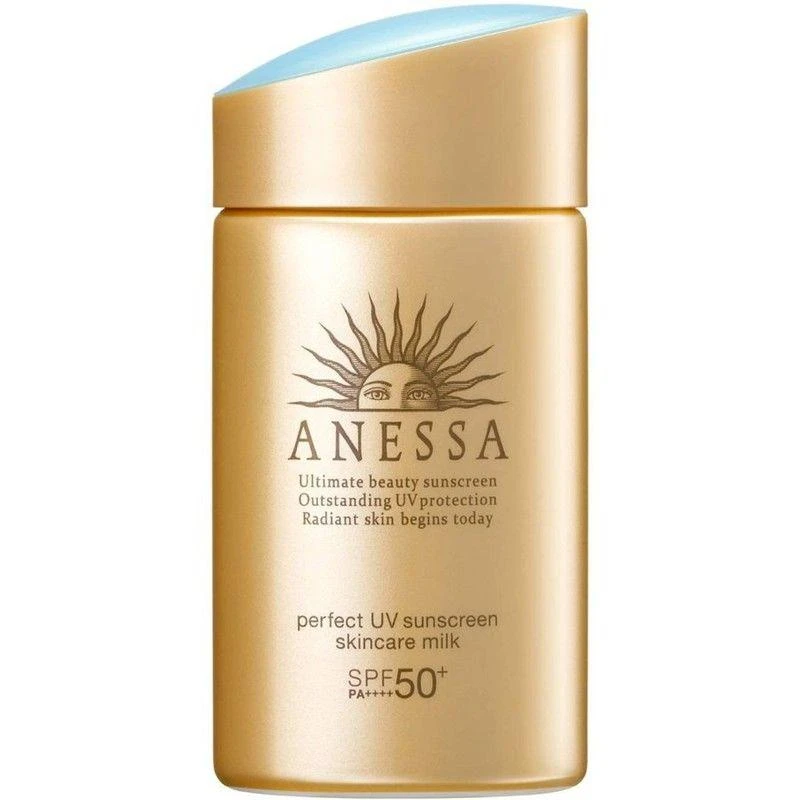 商品ANESSA|日本直邮ANESSA/安热沙安耐晒金瓶防晒乳隔离面部防水SPF50+PA++++60ml,价格¥329,第1张图片