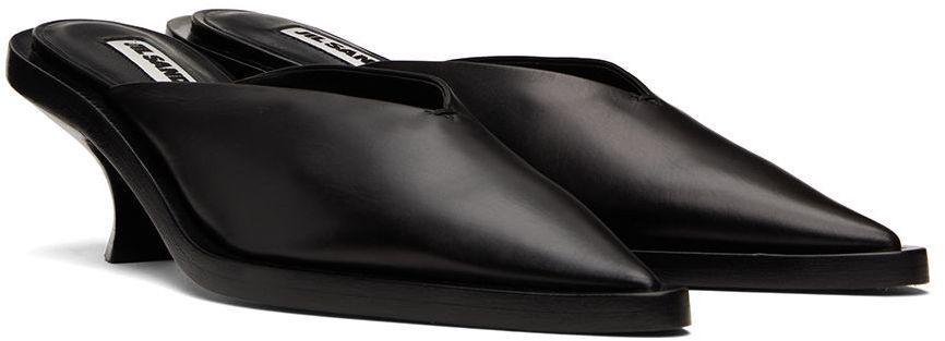 商品Jil Sander|Black Pointed Heels,价格¥6333,第6张图片详细描述
