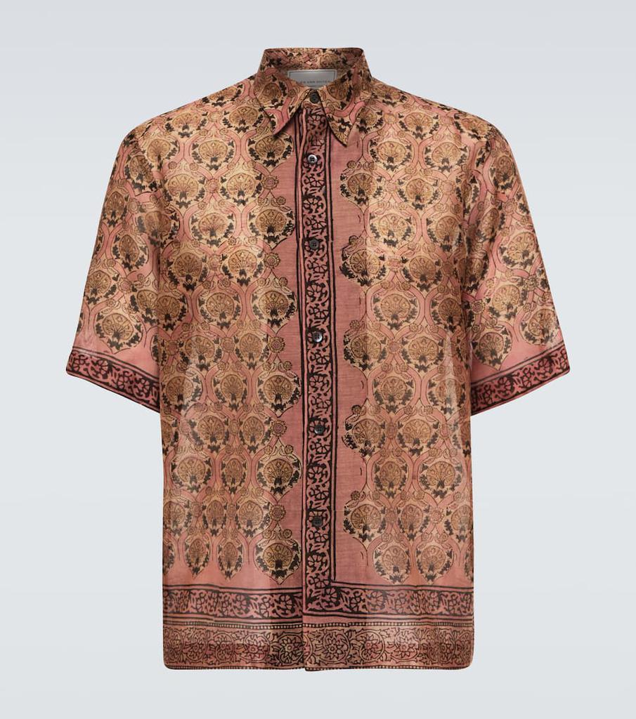 商品Dries Van Noten|Mtheresa独家发售 — 印花棉质短袖衬衫,价格¥4528,第1张图片