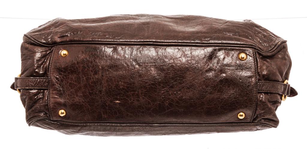 Miu Miu Black Leather Two Way Bag Shoulder bag商品第5张图片规格展示