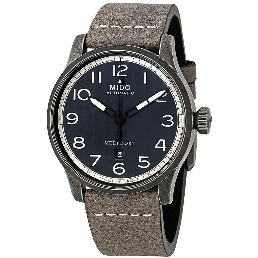 商品MIDO|Multifort Automatic Black Dial Men's Watch M0326073605000,价格¥2714,第1张图片