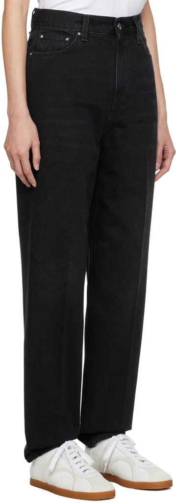 商品Totême|Black Tapered Jeans,价格¥2129,第2张图片详细描述