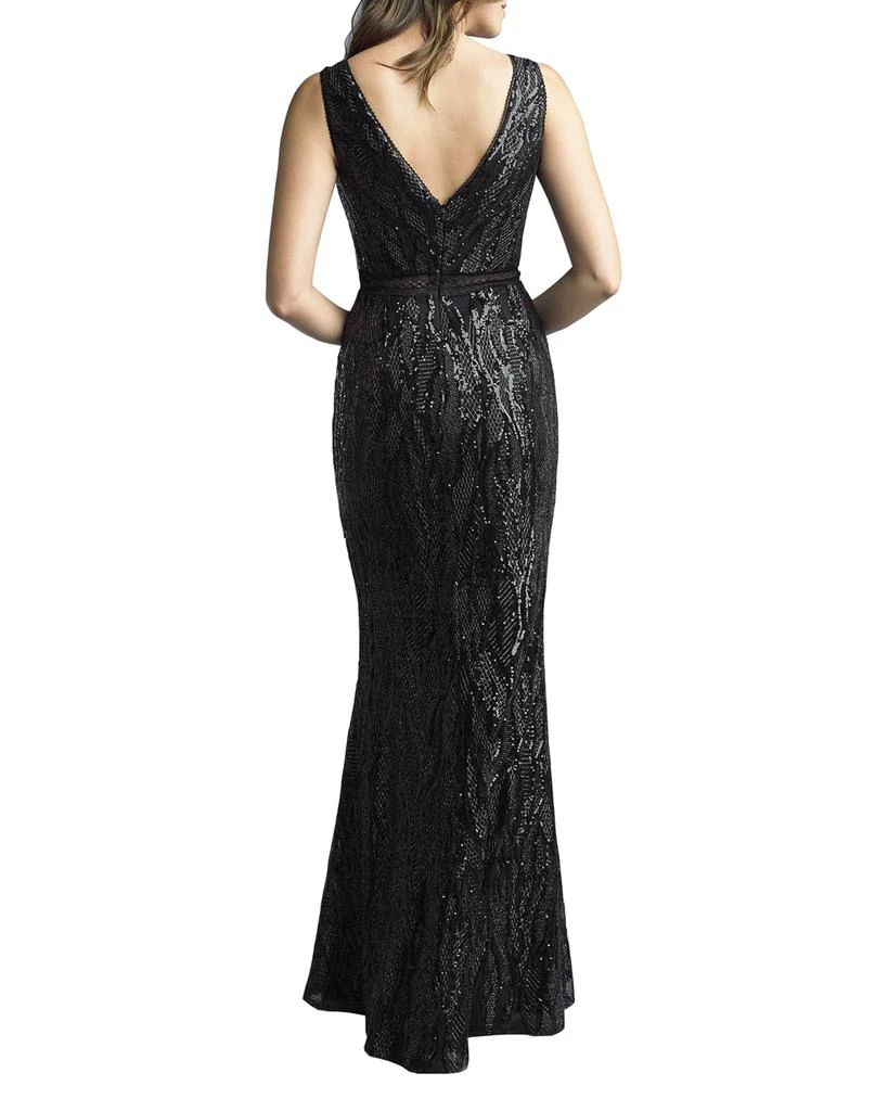 商品Basix Black Label|Sequin Faux Snake Column Gown,价格¥3192,第2张图片详细描述