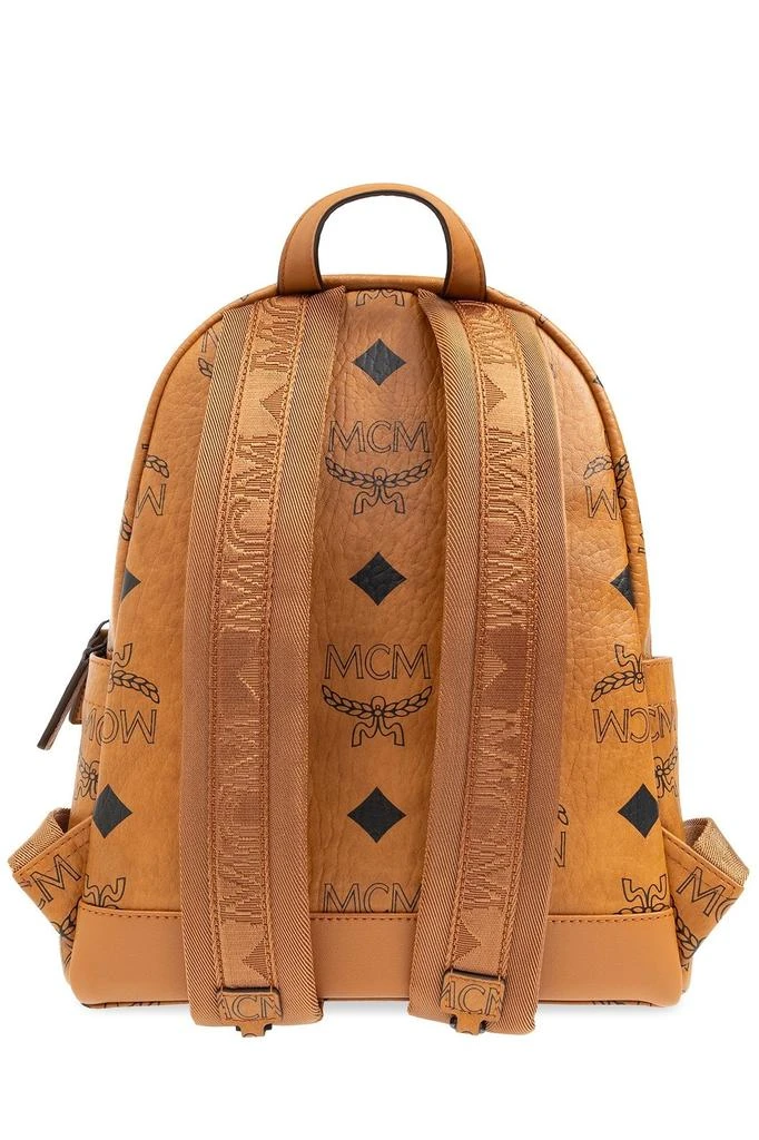 商品MCM|MCM All-Over Logo Printed Zipped Backpack,价格¥5970,第2张图片详细描述