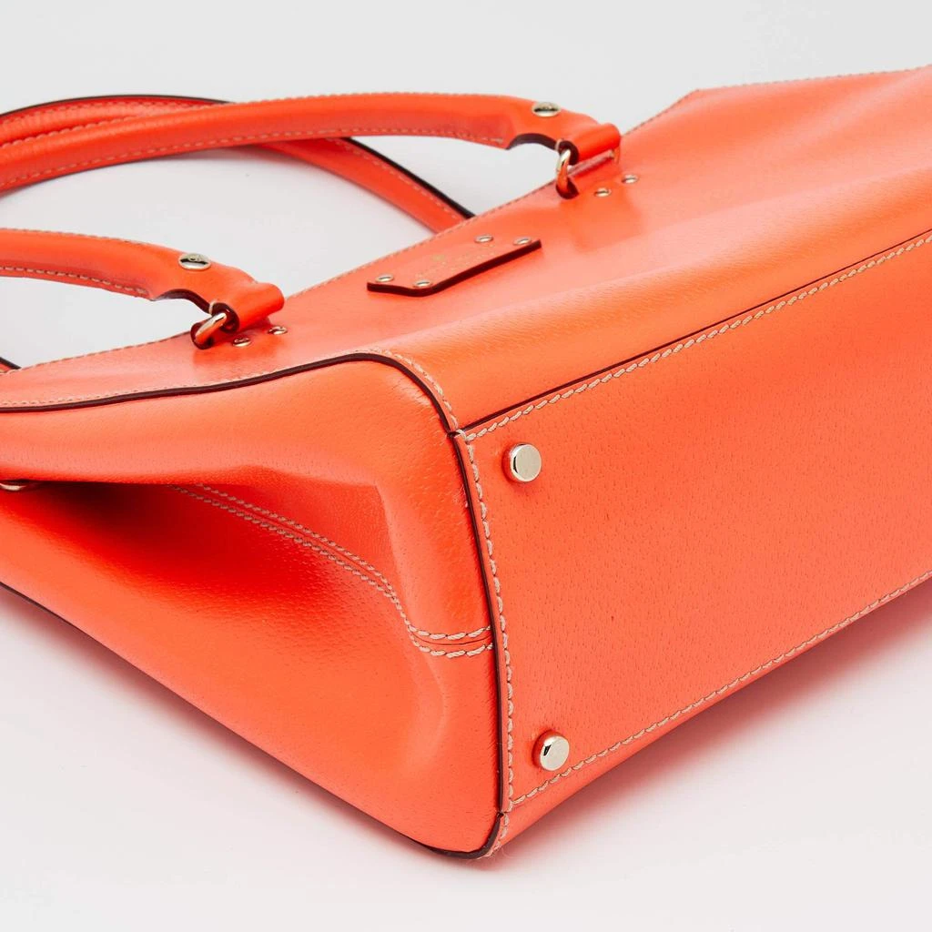 Kate Spade Bright Orange Leather Martine Wellesley Tote 商品