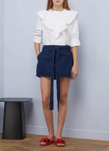 商品JW Anderson|Denim mini skirt,价格¥1301,第2张图片详细描述