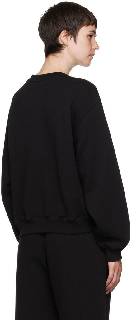 Black Cotton Sweatshirt商品第3张图片规格展示