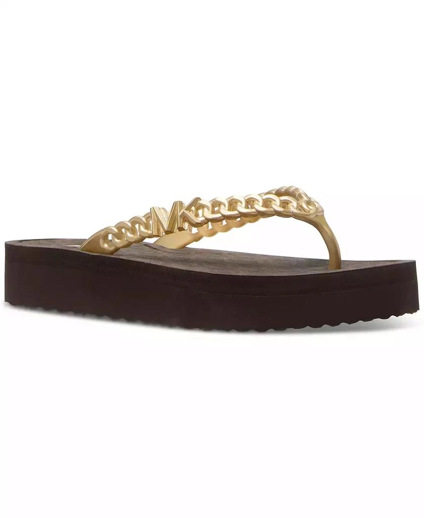商品Michael Kors|Zaza Slip-On Platform Flip Flop Sandals,价格¥217,第1张图片