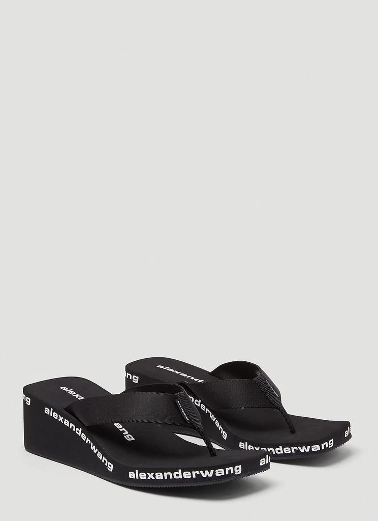 商品Alexander Wang|Logo Wedge Sandals,价格¥833,第2张图片详细描述