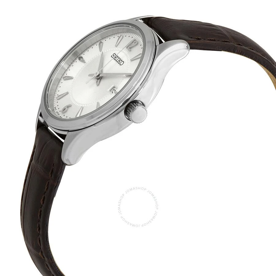 商品Seiko|Essentials Noble Quartz Silver Dial Ladies Watch SUR427,价格¥734,第2张图片详细描述