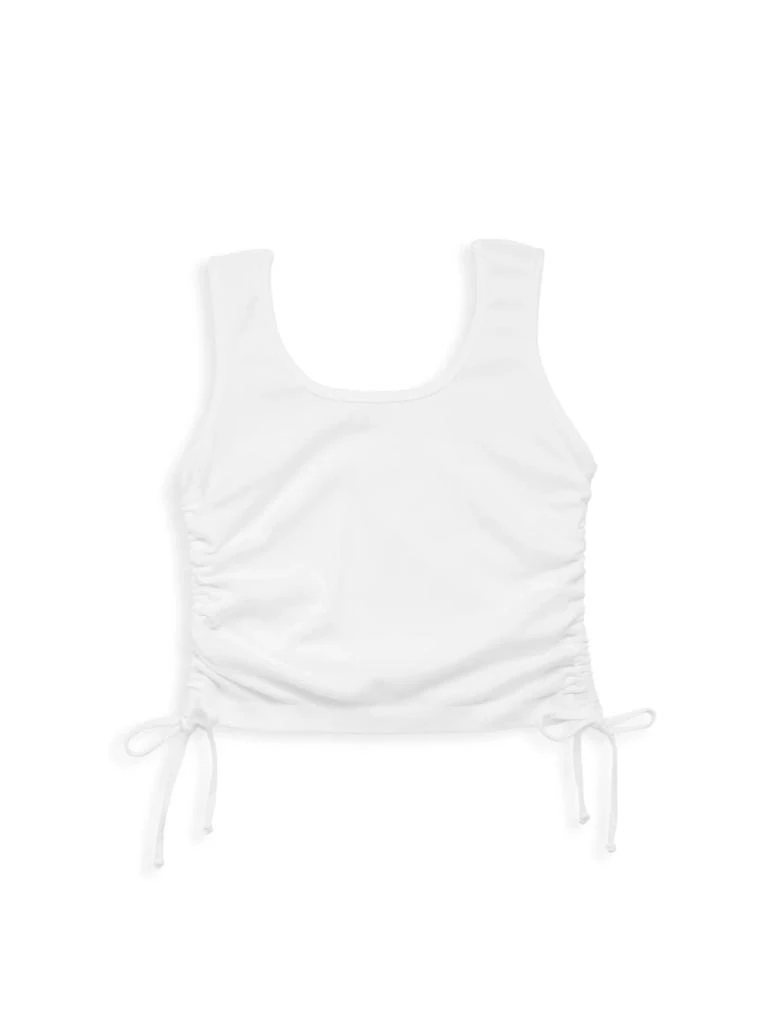 商品Bella Dahl|Little Girl's & Girl's Supima Cotton Baby Rib Ruched Tie Tank Top,价格¥338,第1张图片