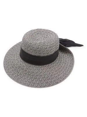 商品Nine West|Scarf Floppy Sun Hat,价格¥80,第1张图片