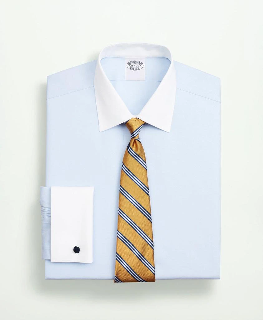 商品Brooks Brothers|Stretch Supima® Cotton Non-Iron Pinpoint Oxford Ainsley Collar Dress Shirt,价格¥616,第1张图片