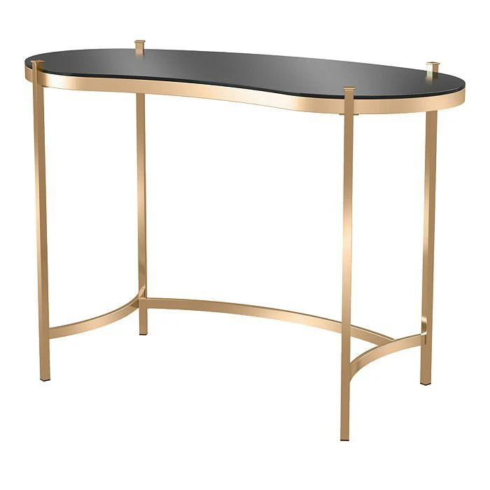 商品Sparrow & Wren|Greig Black and Gold Writing Desk,价格¥5850,第1张图片