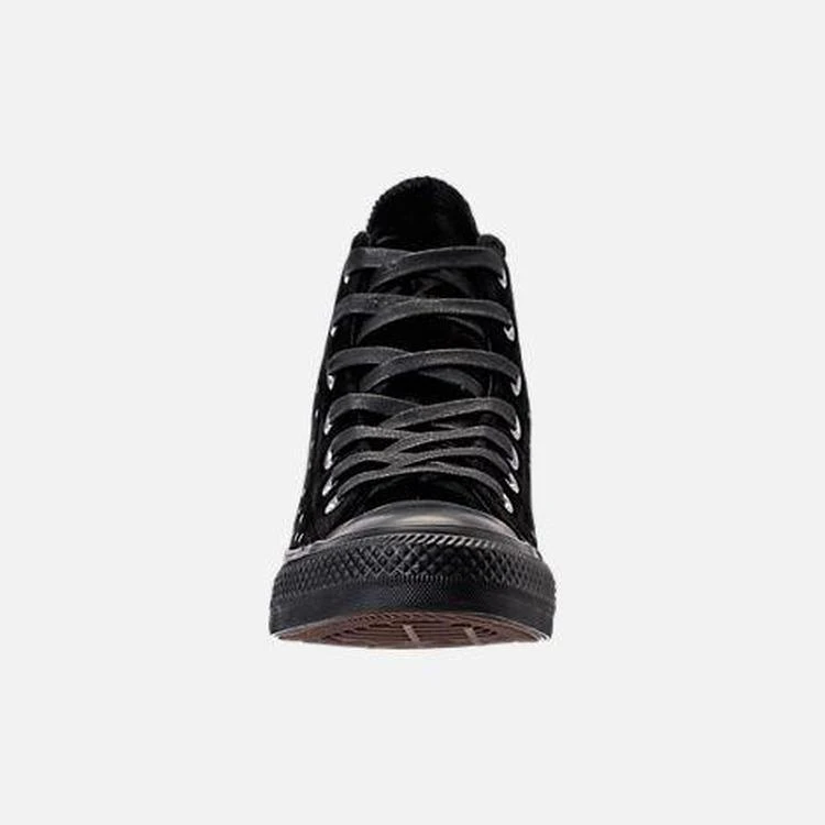商品Converse|Women's Converse Chuck Taylor High Top Velvet Stud Casual Shoes,价格¥167,第2张图片详细描述