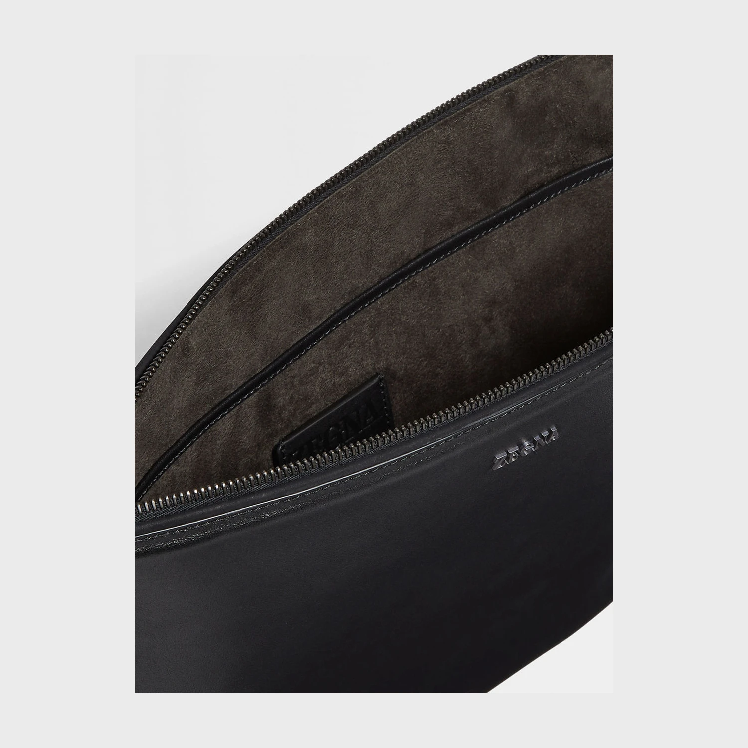 【预售】 杰尼亚 25春夏 男士 手拿包 Black Leather Portfolio LHGRN-C2275Z-NER 商品