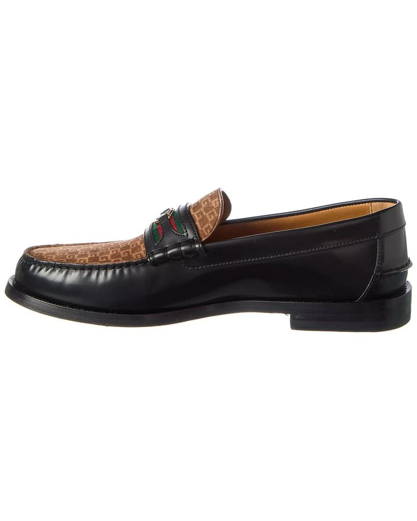 商品Gucci|Gucci Interlocking G Suede & Leather Loafer,价格¥5774,第2张图片详细描述