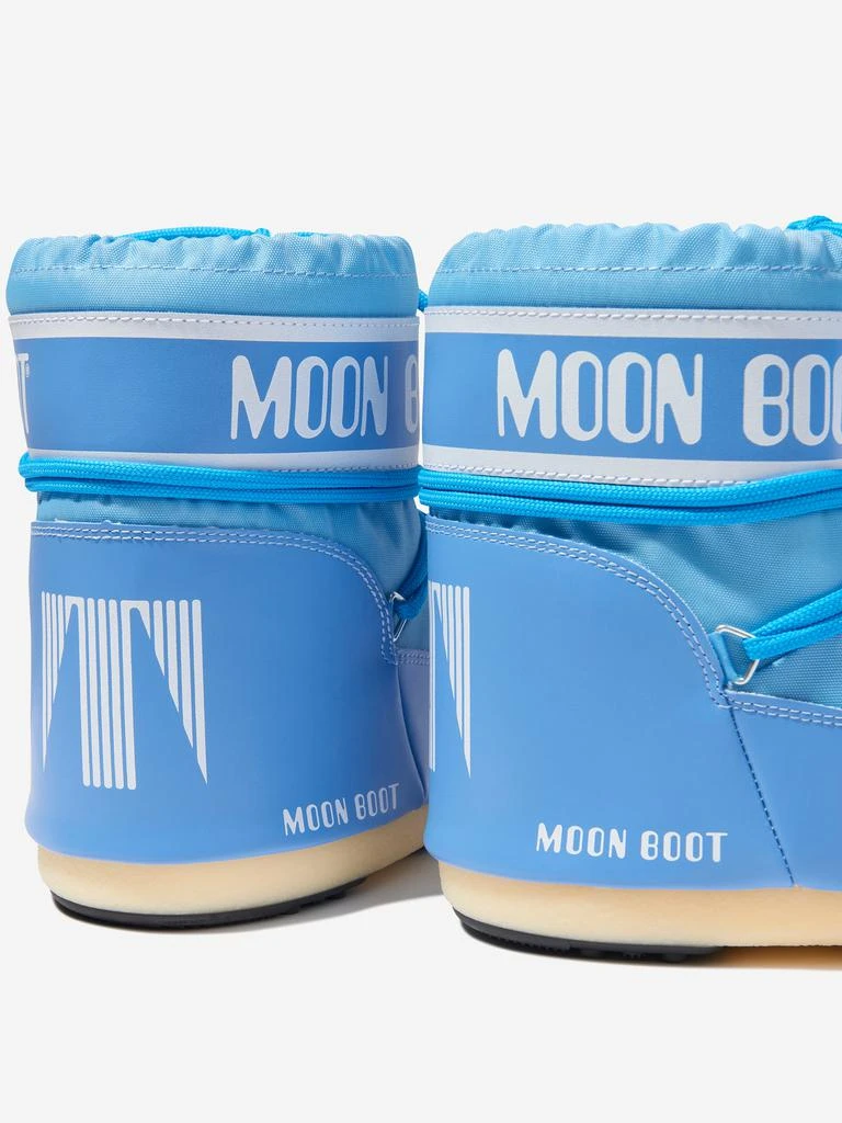 商品Moon Boot|Kids Icon Low Nylon Snow Boots in Blue,价格¥1387,第3张图片详细描述