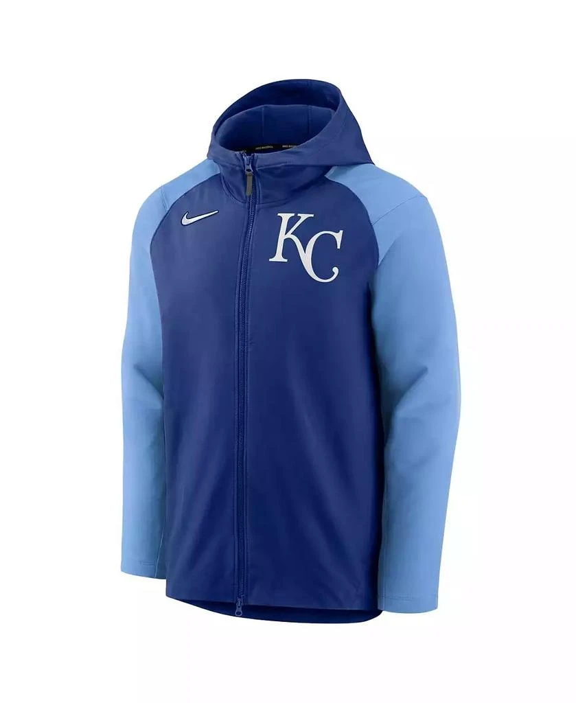 商品NIKE|Men's Royal, Kansas City Royals Authentic Collection Performance Raglan Full-Zip Hoodie,价格¥689,第2张图片详细描述