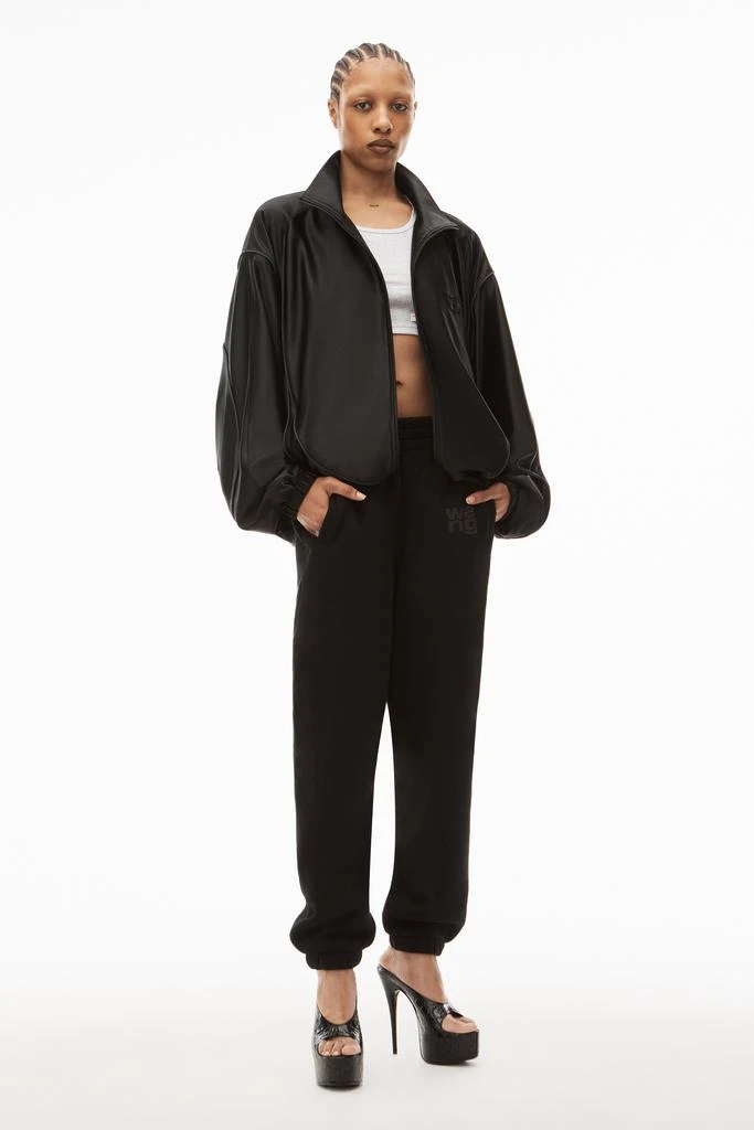 商品Alexander Wang|PUFF LOGO SWEATPANT IN STRUCTURED TERRY,价格¥2228,第2张图片详细描述