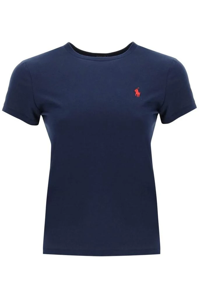 商品Ralph Lauren|Polo ralph lauren logo embroidered regular t-shirt,价格¥599,第1张图片