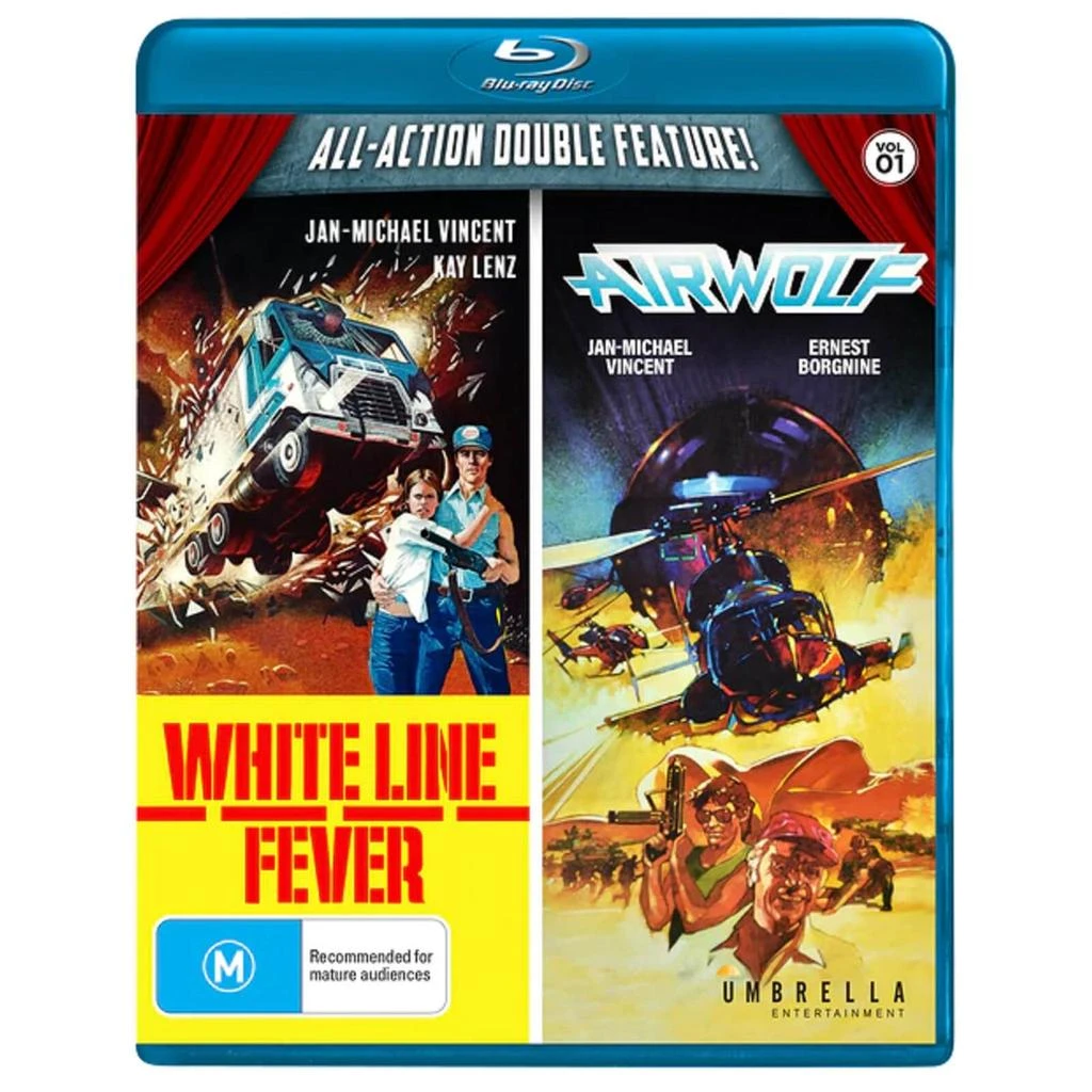 商品Umbrella Entertainment|White Line Fever / Airwolf: The Movie (US Import),价格¥362,第1张图片