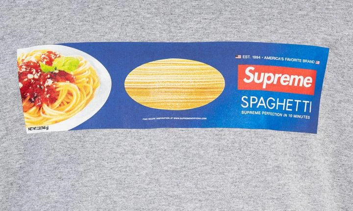 商品Supreme|Supreme Spaghetti Tee,价格¥665,第3张图片详细描述