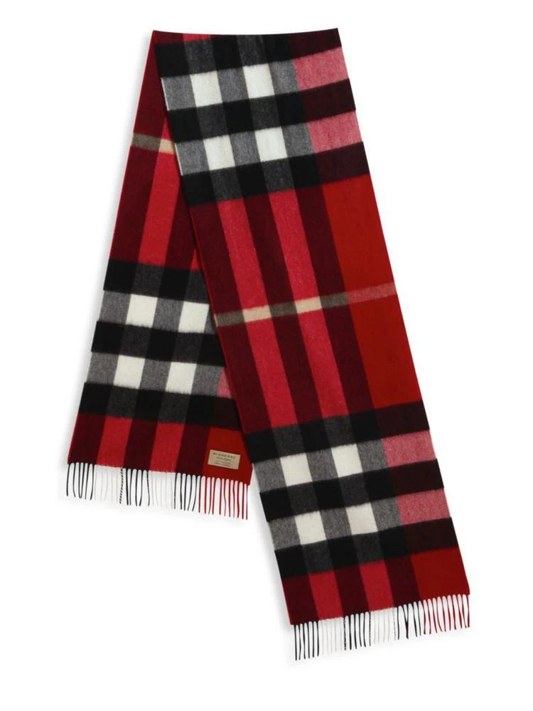 商品Burberry|Heritage Half Mega Check Cashmere Scarf,价格¥2808,第2张图片详细描述