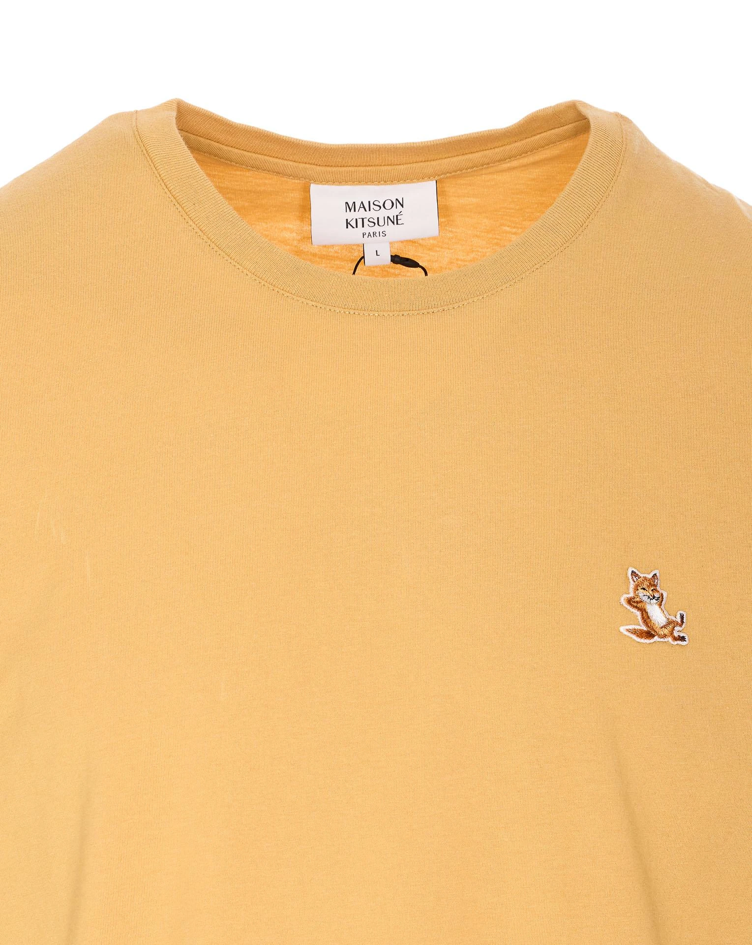商品【商品预售7天】 Maison Kitsune|Maison Kitsune 男士T恤 LM00110KJ00080116 黄色,价格¥564,第5张图片详细描述