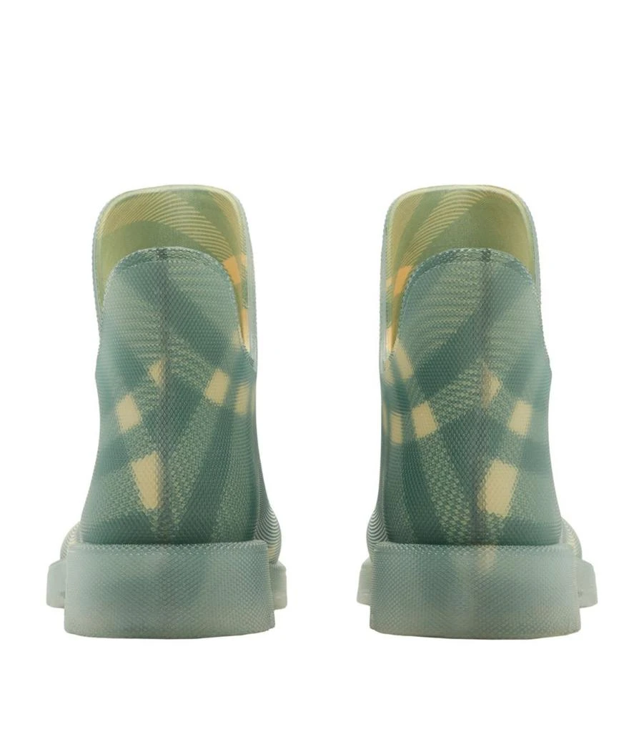 商品Burberry|Check Marsh Rain Boots,价格¥7038,第5张图片详细描述