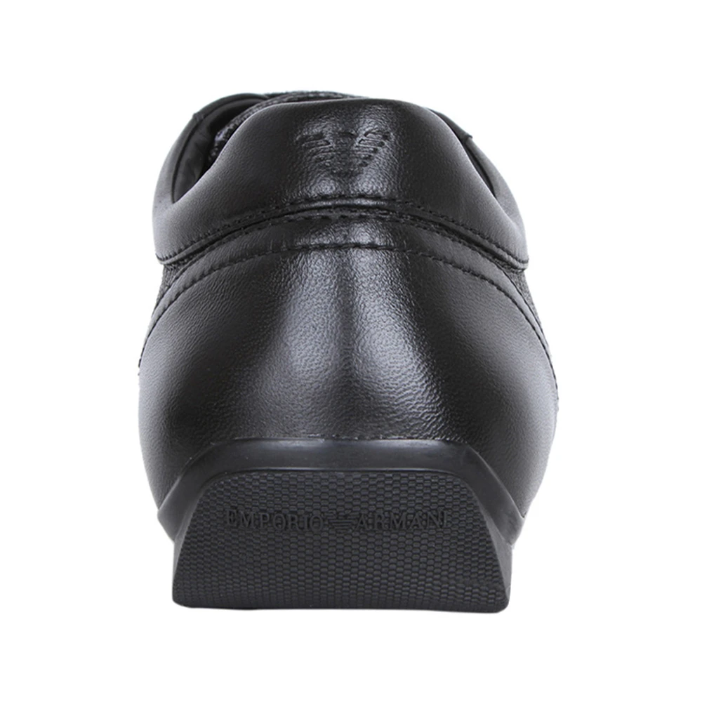 EMPORIO ARMANI 安普里奥·阿玛尼 绑带拼皮休闲男士运动鞋 X4C281-XE194-K001 商品