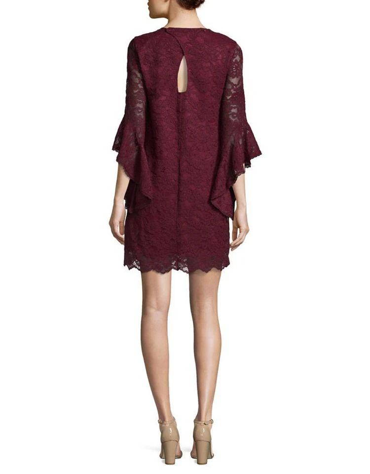 商品Laundry by Shelli Segal|Floral Lace Shift Dress,价格¥1284,第3张图片详细描述