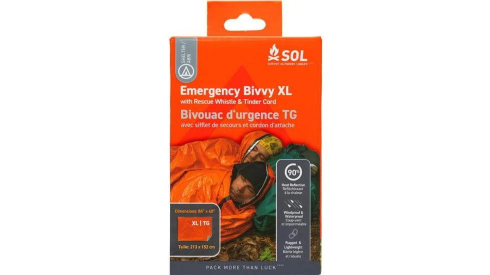 商品Sol|SOL Emergency Bivvy XL With Rescue Whistle,价格¥321,第1张图片