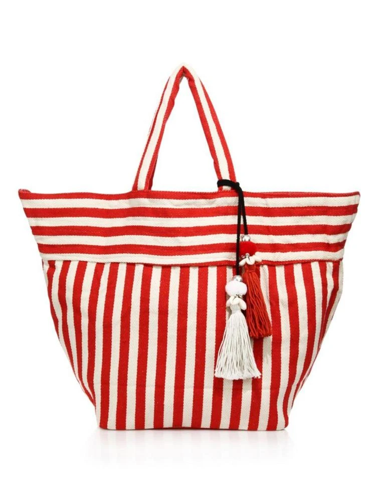 商品JADEtribe|Valerie Striped Tote,价格¥479,第1张图片