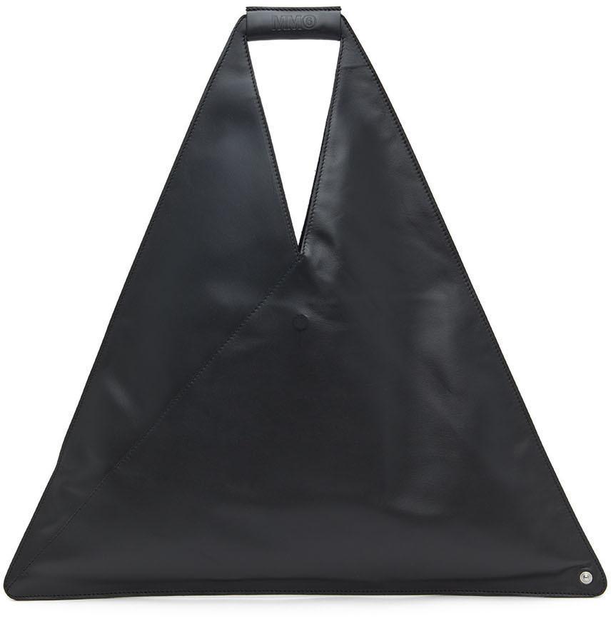 商品MAISON MARGIELA|Black Flat Tote,价格¥3021,第1张图片