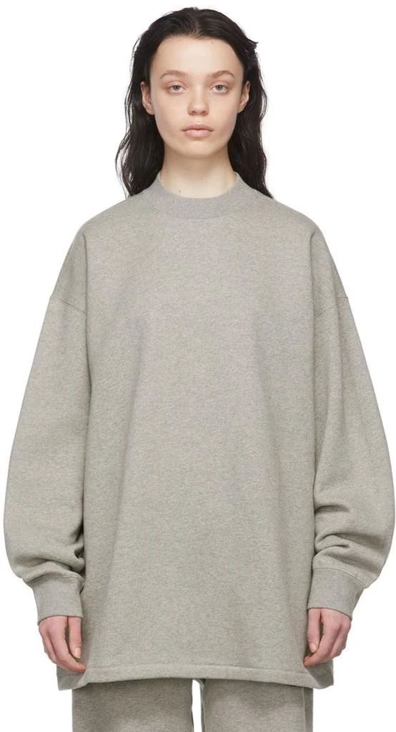 商品Essentials|Gray Relaxed Sweatshirt,价格¥186,第1张图片