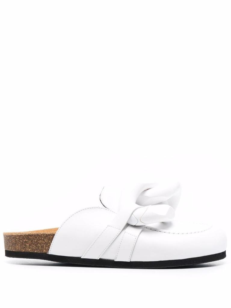 J.W. Anderson Women's  White Leather Sandals商品第1张图片规格展示