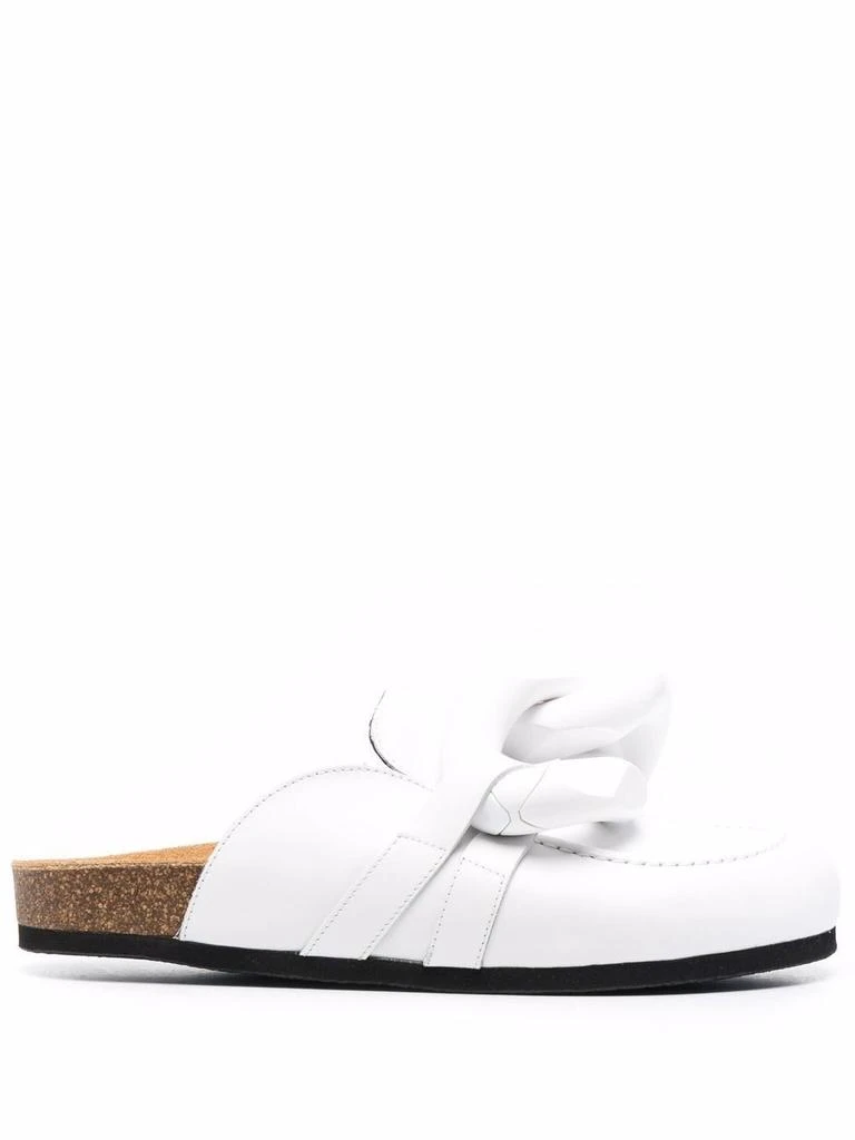 商品JW Anderson|J.W. Anderson Women&#39;s  White Leather Sandals,价格¥4505,第1张图片