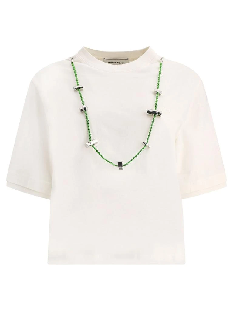 商品Ambush|Ambush Womens White Other Materials T-Shirt,价格¥2431,第1张图片