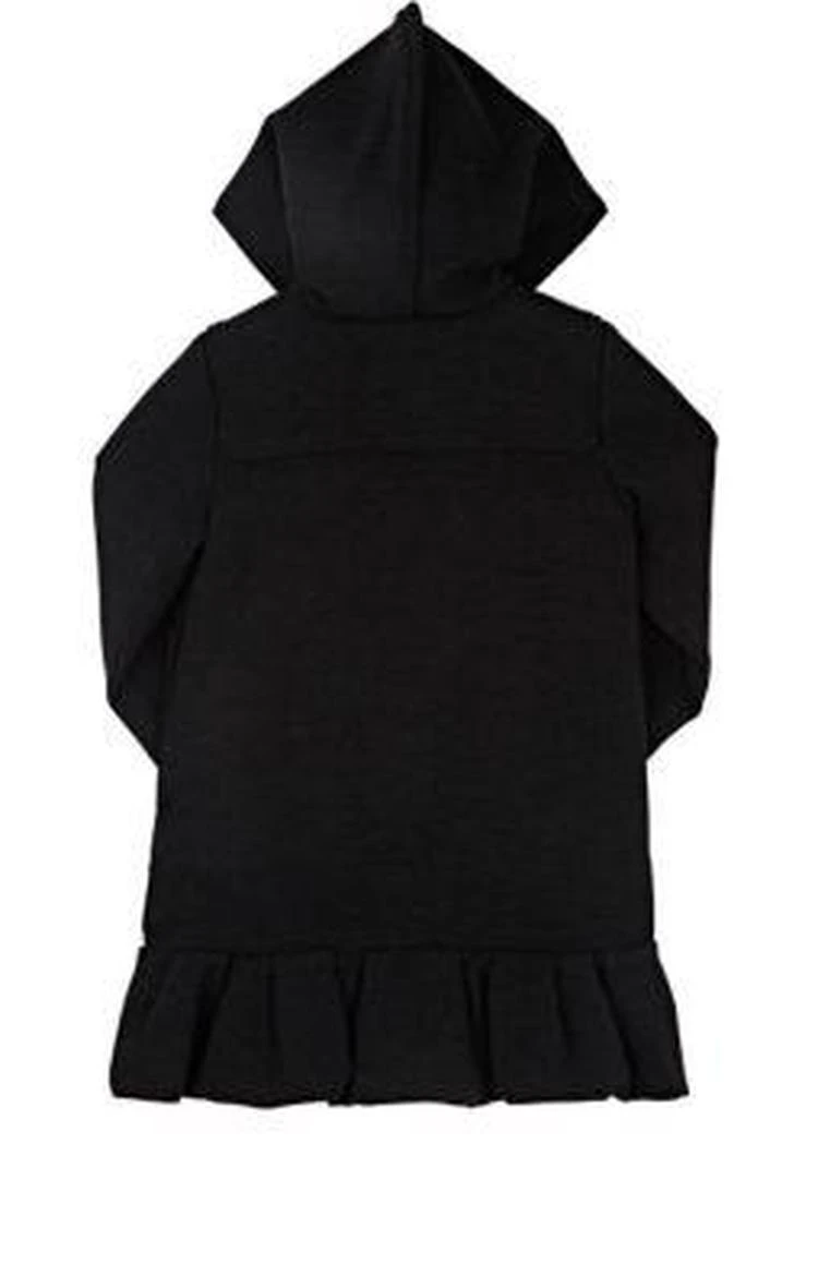 商品Lanvin|荷花边羊毛大衣 Flared-Hem Stretch-Wool Hooded Coat,价格¥3828,第2张图片详细描述