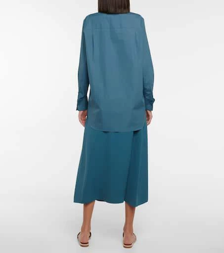 商品Loro Piana|Desiree棉质府绸衬衫,价格¥9150,第3张图片详细描述