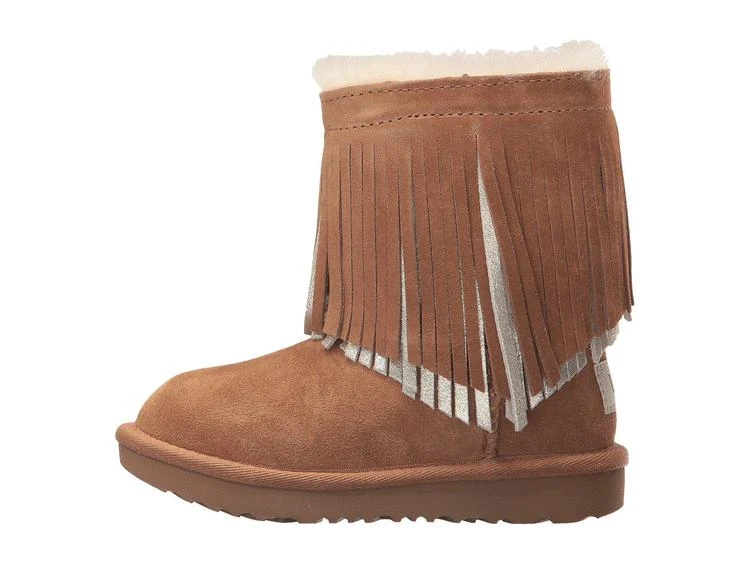 商品UGG|Classic Short II Fringe (Toddler/Little Kid),价格¥543,第4张图片详细描述