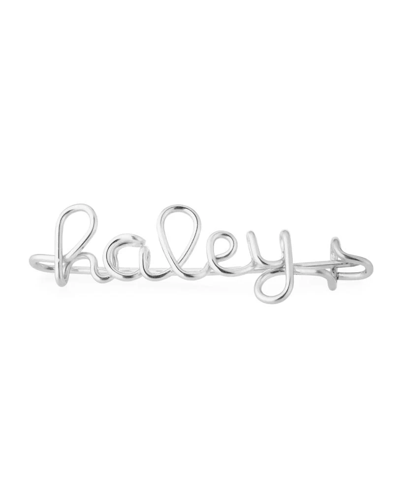 商品Atelier Paulin|Personalized 15-Letter Wire Brooch, Silver,价格¥2363,第1张图片
