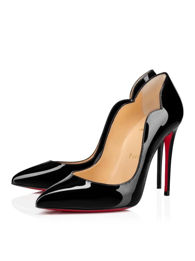 商品Christian Louboutin|Christian Louboutin Black Patent Leather Hot Chick Pumps 100,价格¥4057,第2张图片详细描述