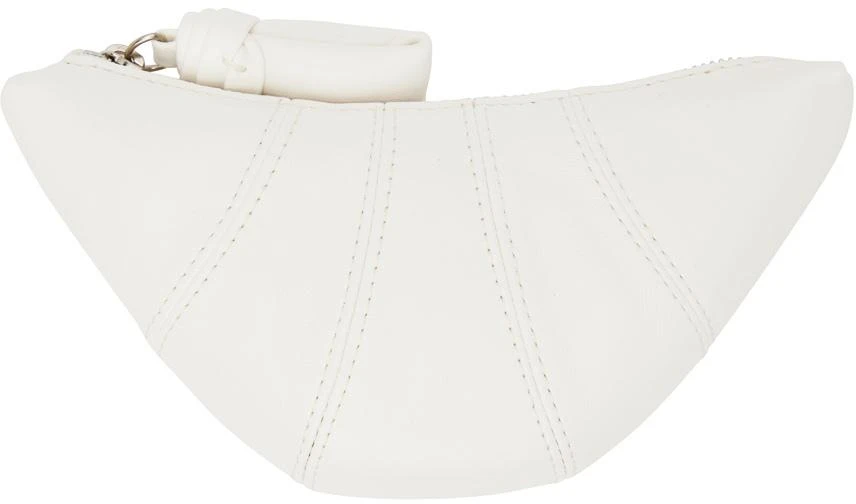 商品Lemaire|White Leather Croissant Coin Pouch,价格¥2466,第1张图片