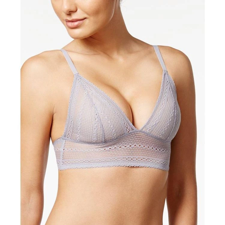 商品Calvin Klein|Lace Triangle Bralette QF1846,价格¥60,第2张图片详细描述