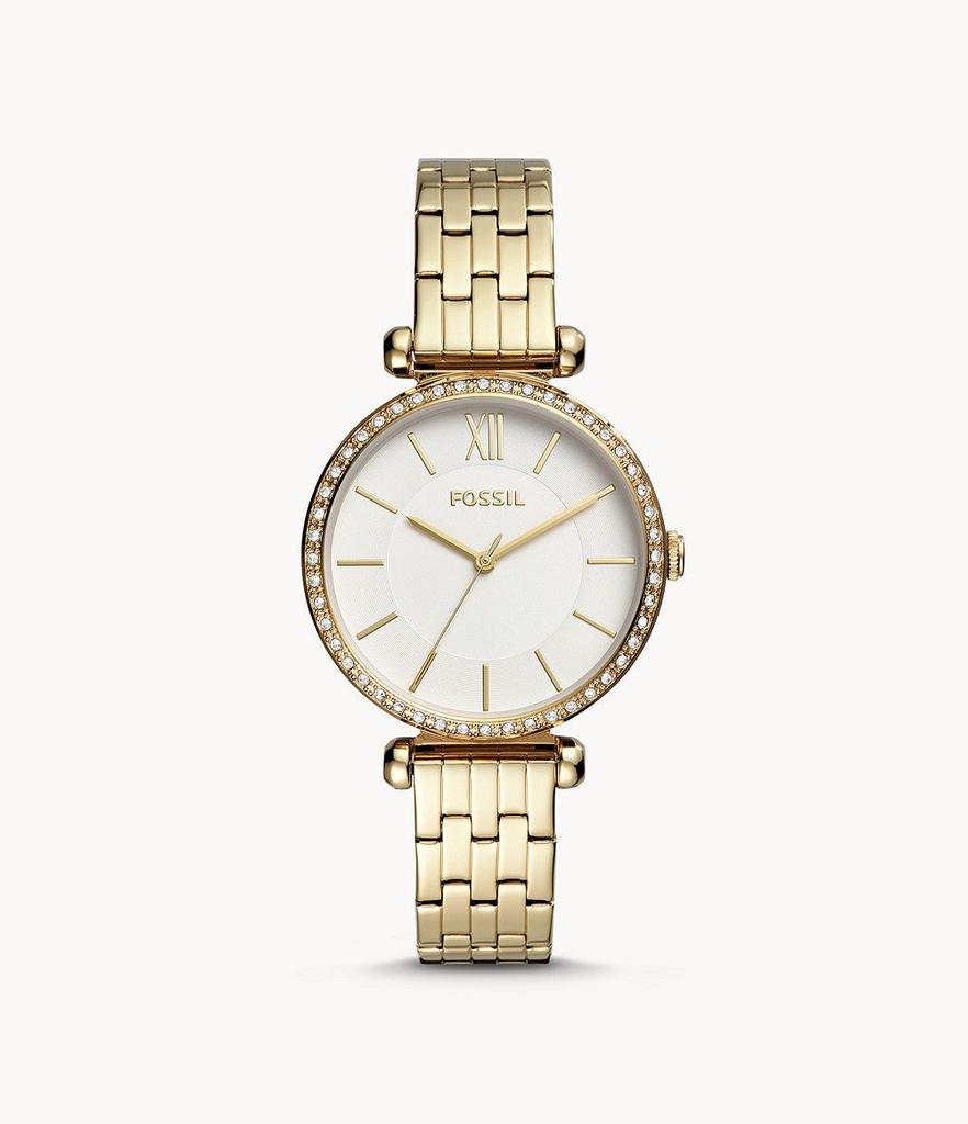 Fossil Women's Tillie Three-Hand, Gold-Tone Stainless Steel Watch商品第1张图片规格展示