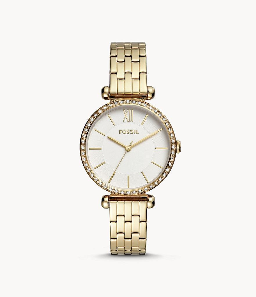 商品Fossil|Fossil Women's Tillie Three-Hand, Gold-Tone Stainless Steel Watch,价格¥391,第1张图片