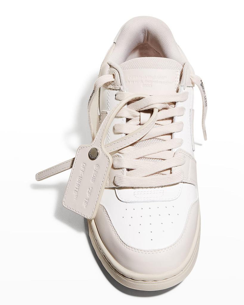 商品Off-White|Out Of Office Arrow Calfskin Sneakers,价格¥4155,第7张图片详细描述